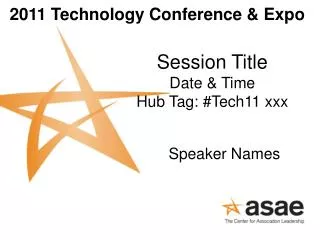 2011 Technology Conference &amp; Expo