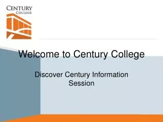 Welcome to Century College