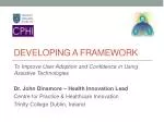 Developing a framework - slide 1