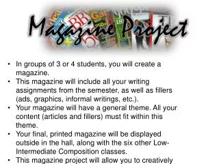 Magazine Project