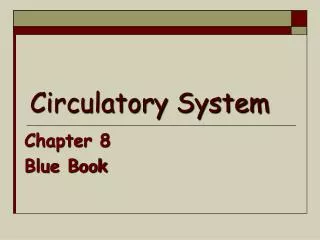 circulatory system