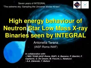 High energy behaviour of Neutron Star Low Mass X-ray Binaries seen by INTEGRAL