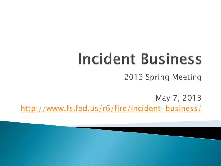 incident business