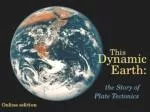 Theory of Plate Tectonics - slide 1