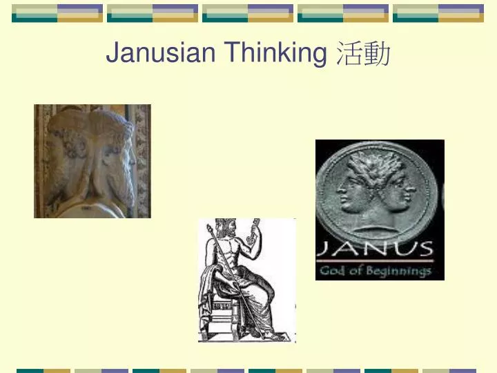 janusian thinking