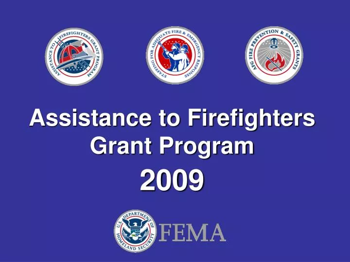 assistance to firefighters grant program