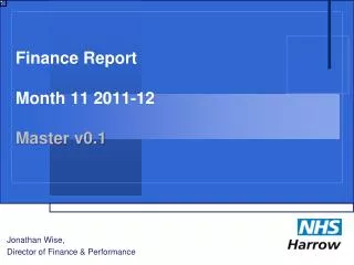 Finance Report Month 11 2011-12 Master v0.1