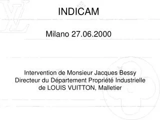 indicam milano 27 06 2000