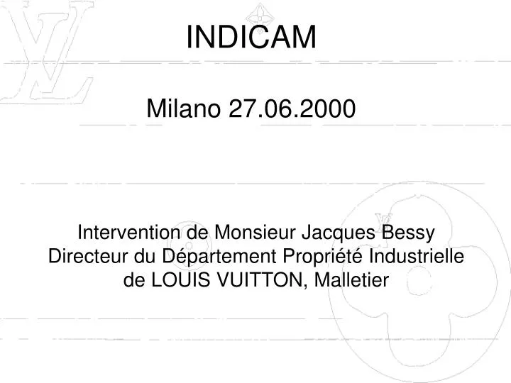 indicam milano 27 06 2000