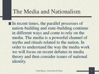 The Media and Nationalism