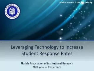Leveraging Technology to Increase Student Response Rates
