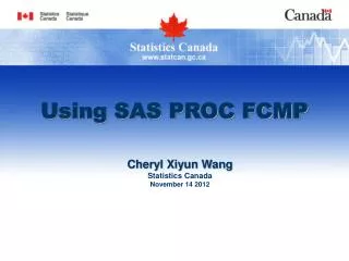Using SAS PROC FCMP
