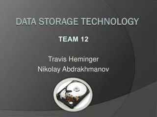 Data Storage Technology