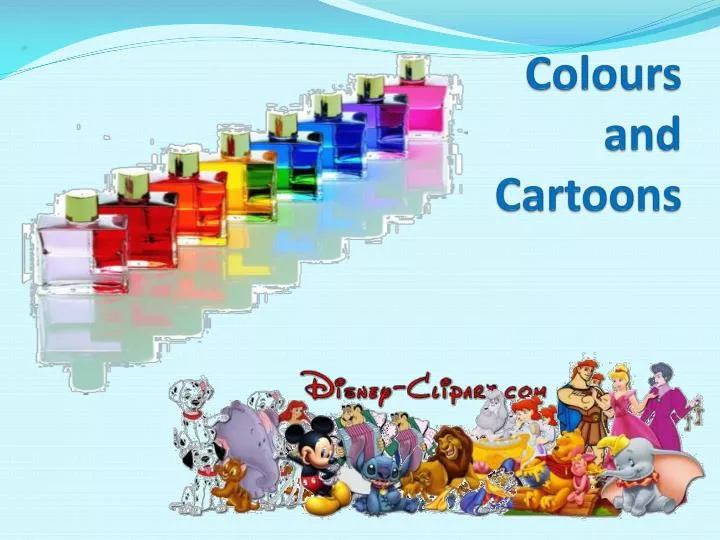 colours and cartoons