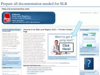 Prepare all documentation needed for SLR