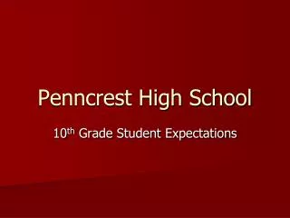 Penncrest High School