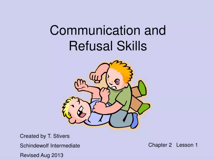 communication and refusal skills