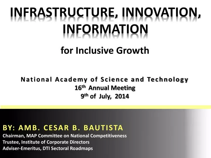 infrastructure innovation information
