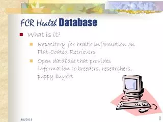 FCR Health Database