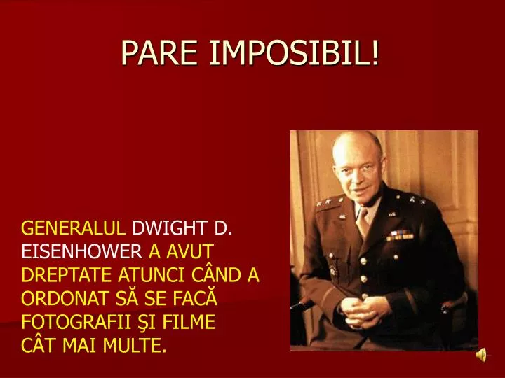 pare imposibil