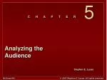 Analyzing the Audience - slide 1