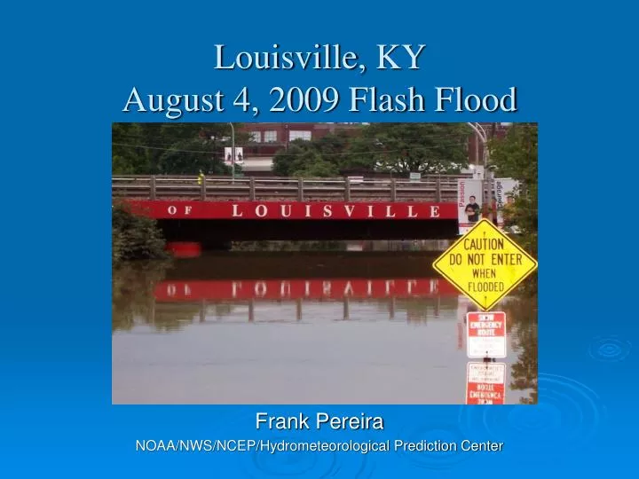 louisville ky august 4 2009 flash flood