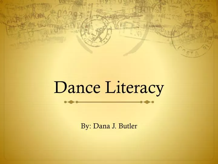 dance literacy