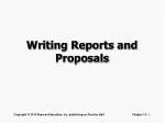 Writing Reports and Proposals
