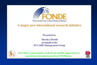 A major new international research initiative