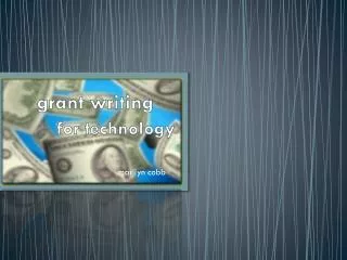 grant writing for technology