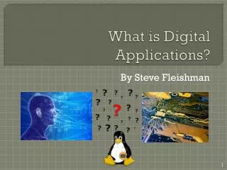 What is Digital Applications?