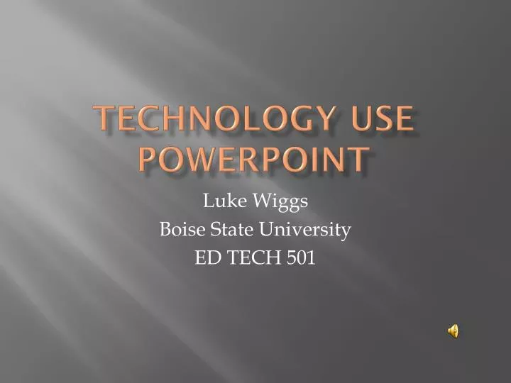 technology use powerpoint