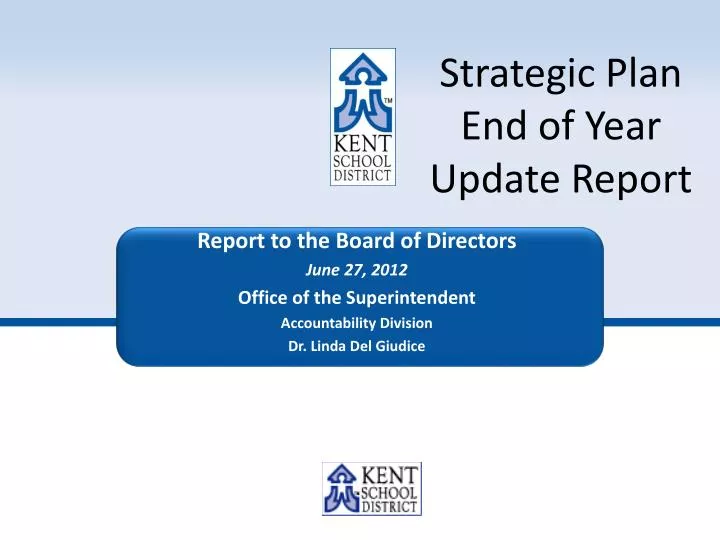 strategic plan end of year update report