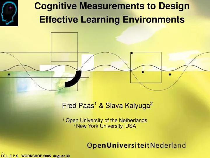 cognitive measurements to design effective learning environments