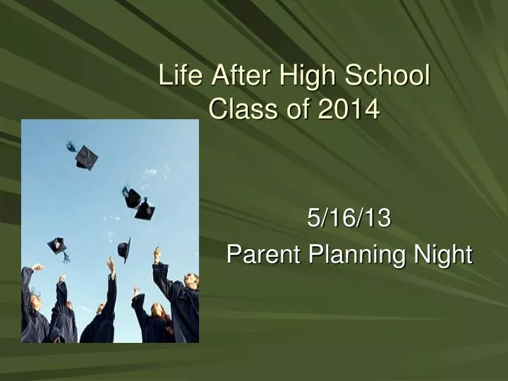 life after high school class of 2014