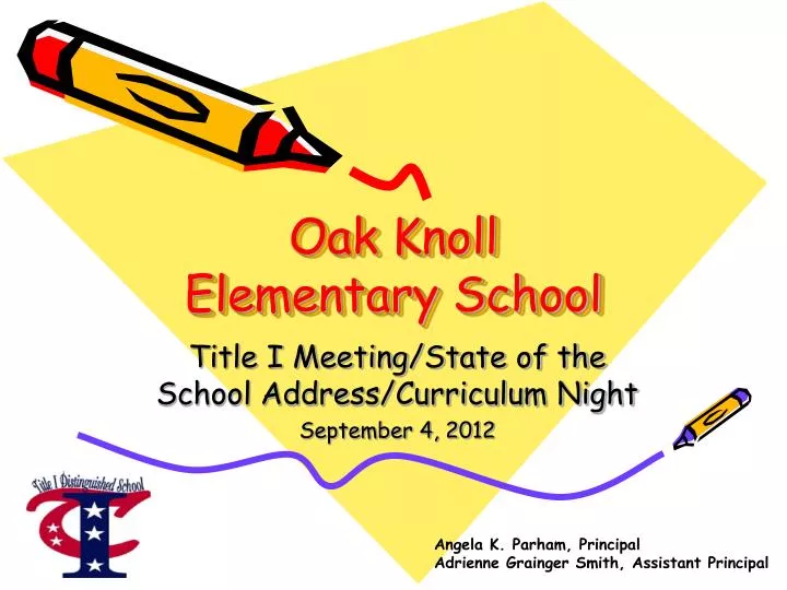 oak knoll elementary school