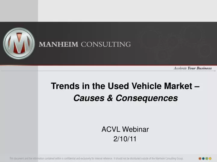 trends in the used vehicle market causes consequences