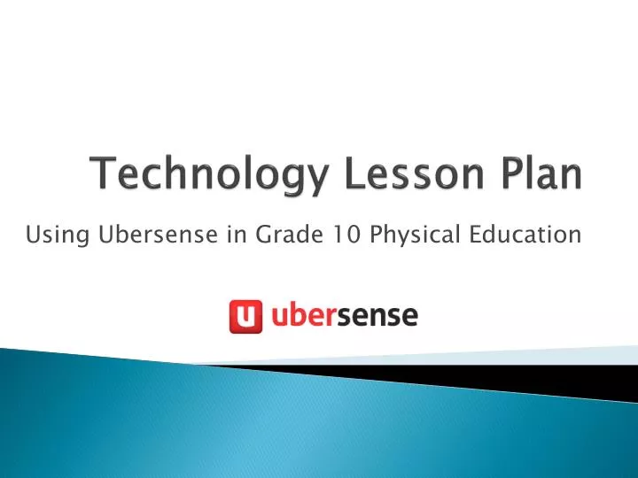 technology lesson plan