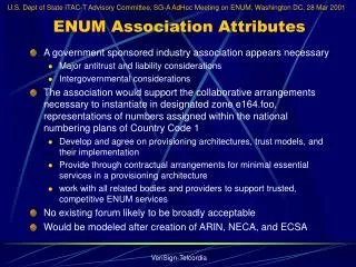 ENUM Association Attributes