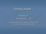 Energy Audits - slide 1