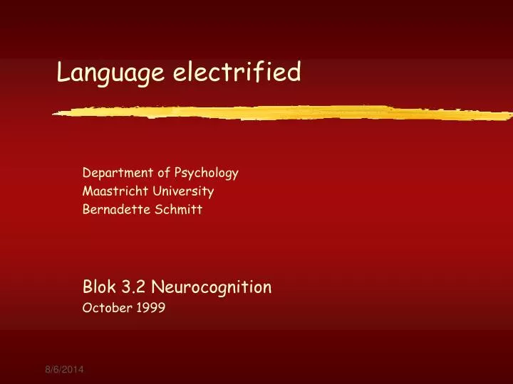 language electrified