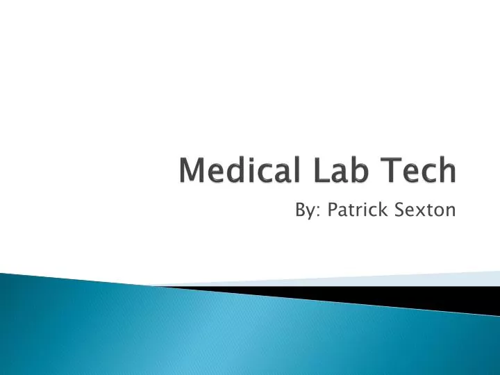 medical lab tech