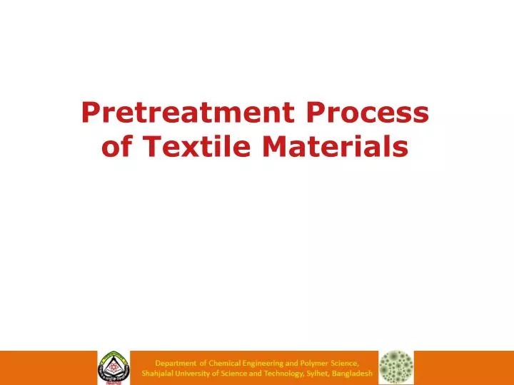 operation pretreatment process of textile