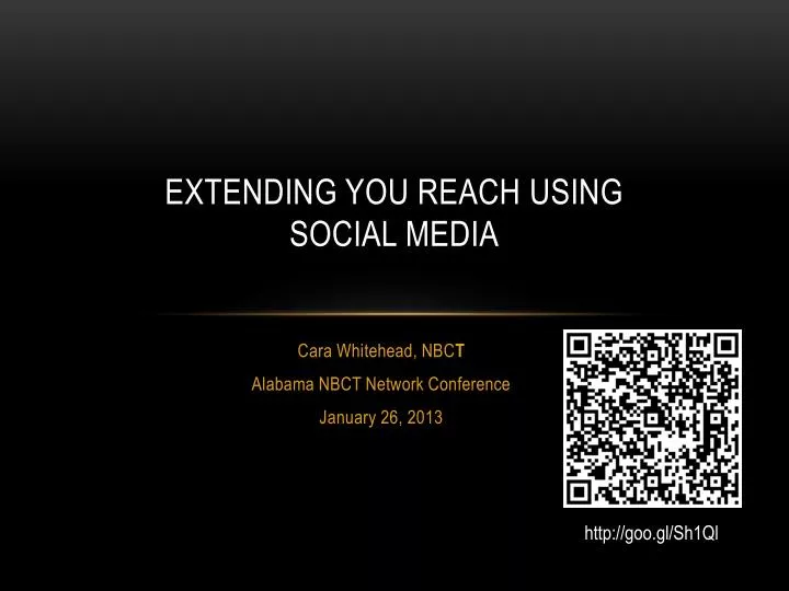 extending you reach using social media