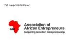 Empowering Entrepreneurs: Bridging the Gap in Rural Ghana - slide 1