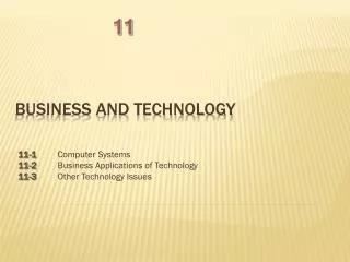 Business and Technology