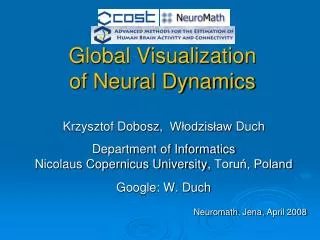 Global Visualization of Neural Dynamics