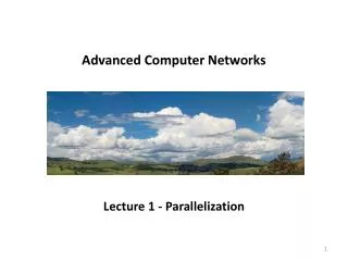 Advanced Computer Networks