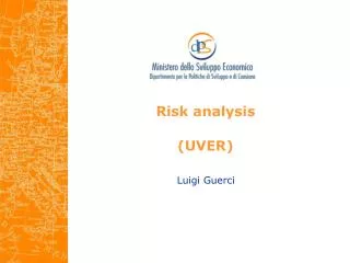 Risk analysis (UVER)