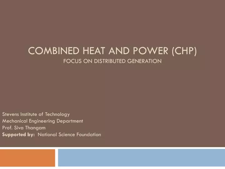 combined heat and power chp focus on distributed generation